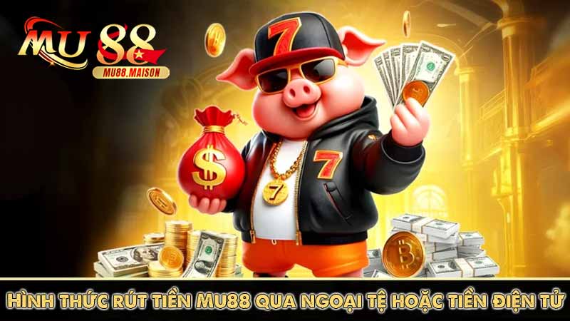 Rút Tiền MU88 8 Hình thức rút tiền Mu88 qua ngoại tệ hoặc tiền điện tử